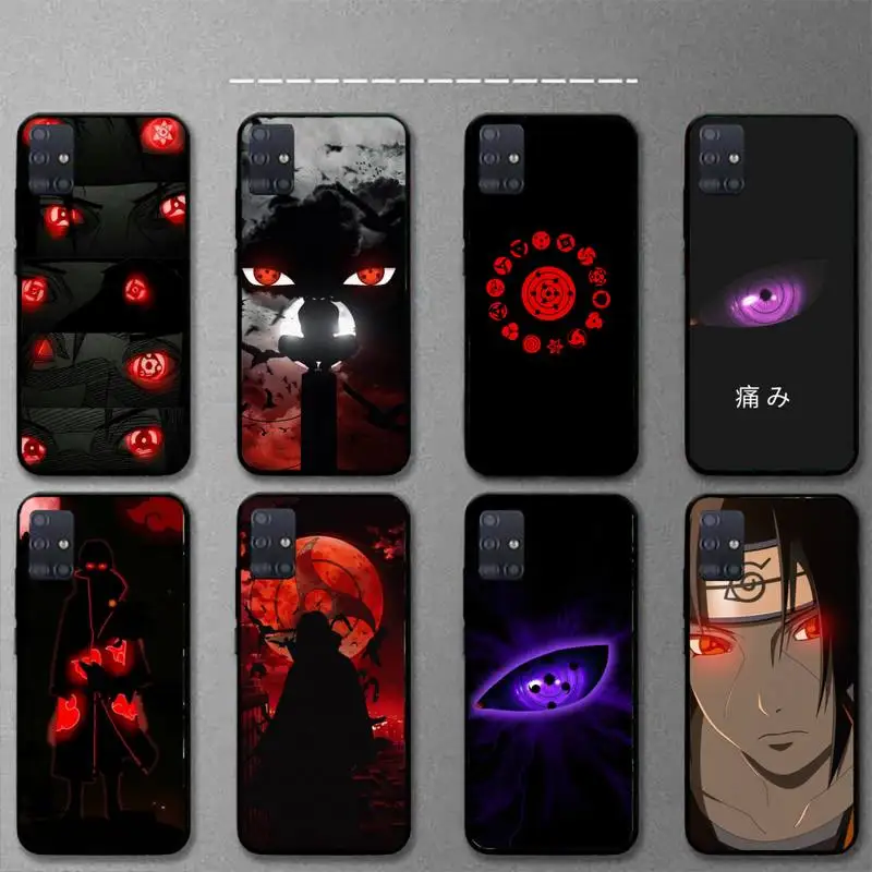 

Itachi Sharingan Design-NArutos Phone Case For Samsung Note20 Note10 Note9 Note8 M51 M31 M30 M20 M11 M10 pro plus ultra soft