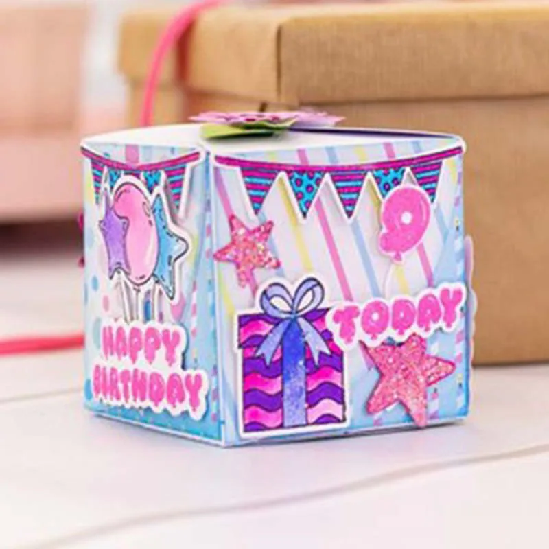 

Exquisite gift box cutting tool mold carbon steel etching tool mold cutting dies scrapbooking