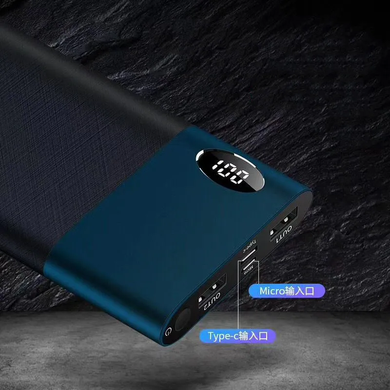 hot 80000mah power bank digital display portable mobile phone charger fast charging external battery for xiaomi iphone samsung free global shipping