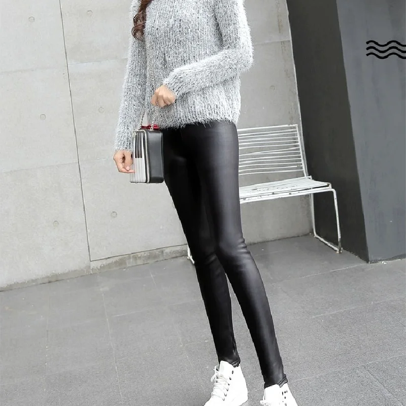 Женские модные леггинсы с рисунком &quot2020 зимние бархатные теплые завышенной