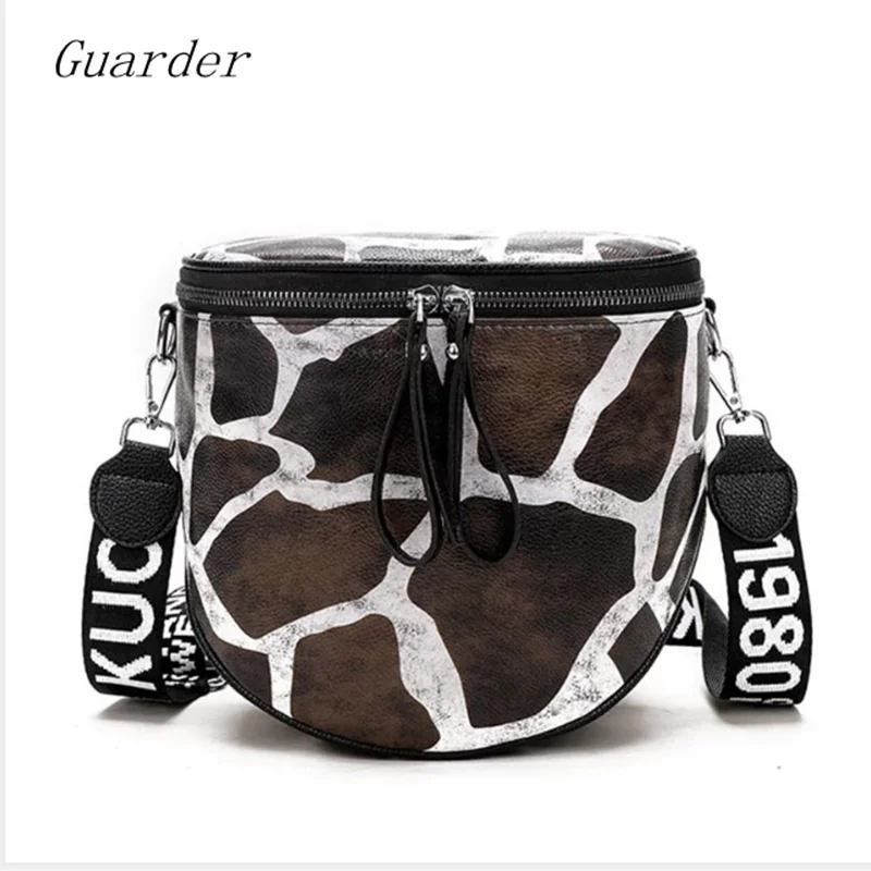 Guarder Новая Зебра сумки с принтом через плечо из искусственной кожи сумка Для