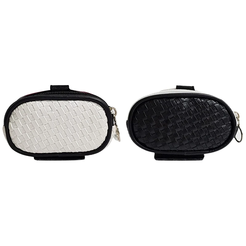 

Golf Ball Pouch Ball Bag Zipper Small Golf Ball Bag Golf Balls Tees PU Container Pocket Handbag Golf Accessories