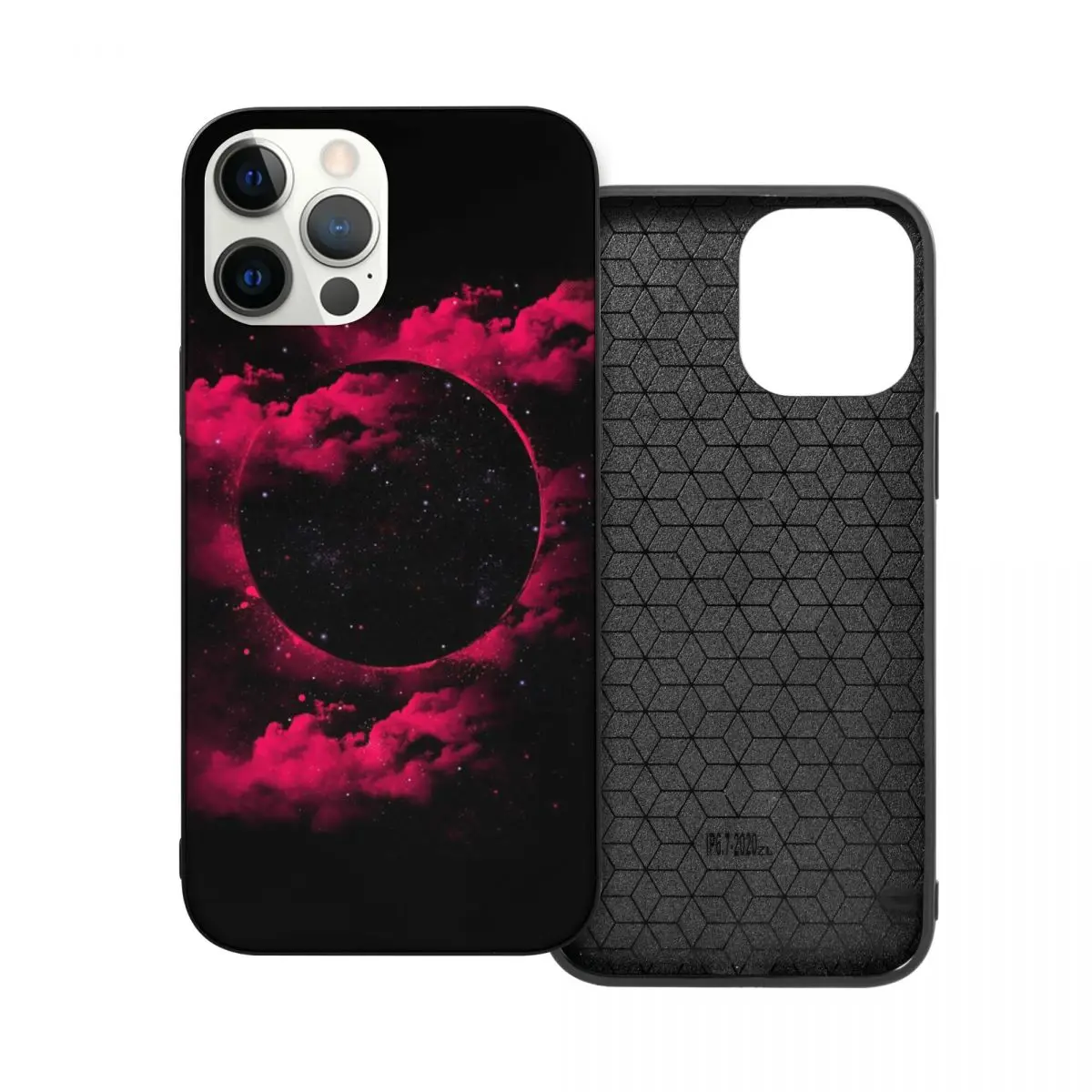 

Black Hole PC Glass TPU Phone Case for iPhone 12 11 Xs Xr X Pro Max Mini 7 8 Se2 Plus 6 6S