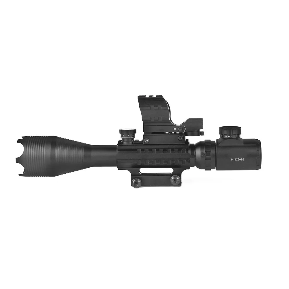 Тактический Оптический прицел LUGER 4 16x50 EG голографический для винтовки с