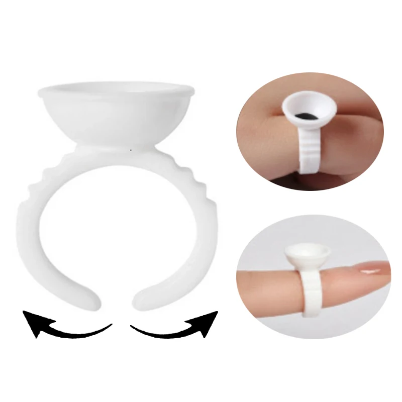 100 шт набор татуировки клеящиеся пигментные кольца с сеткой для наращивания