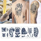 Водостойкая чернильная Татуировка Juice стойкая, боди-арт, наклейка с животными, черепом, рыбой, цветком, тату на руку, менди, тату