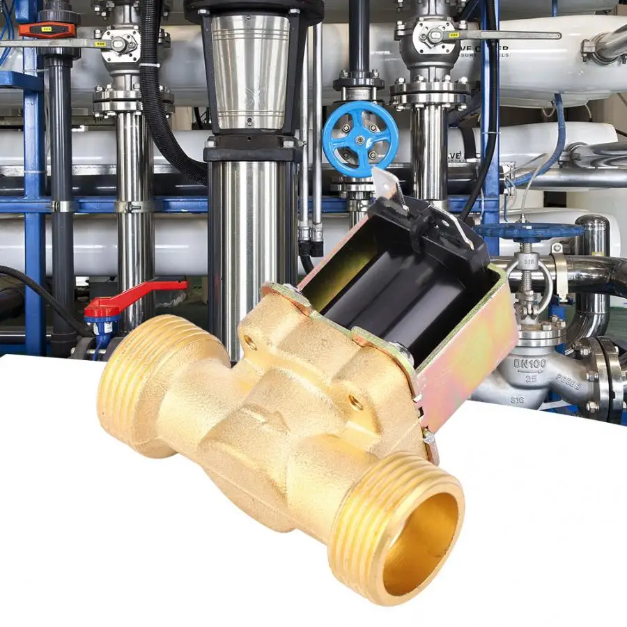 G3/4 дюйма Электрические электромагнитные клапаны Нормально закрытый