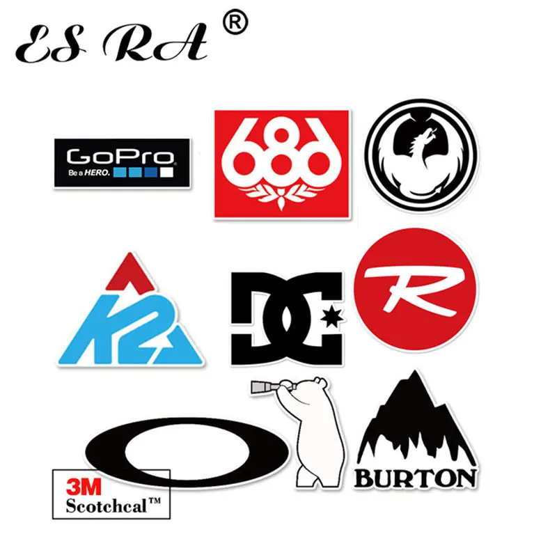 Наклейки со сноубордом Стикеры с логотипом на открытом воздухе фирменные для