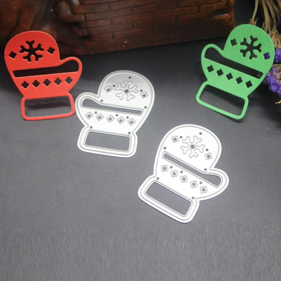 DIY Счастливого Рождества металлические стежки Вырубные штампы трафареты