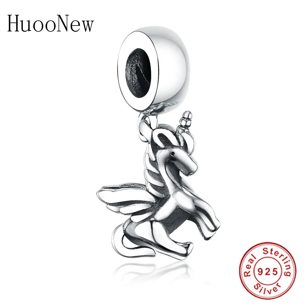 Шарм-бусина в виде единорога Пегаса пони подходящий для оригинального браслета