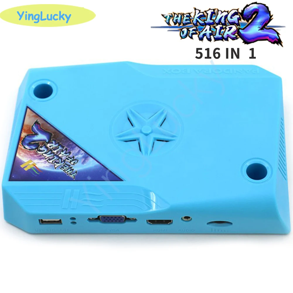 New Arrival 516 in 1 Pandora -The King of Air 2 Arcade Cabinet Game Board Multi Card Arcade Cartridge HD for VGA and CGA