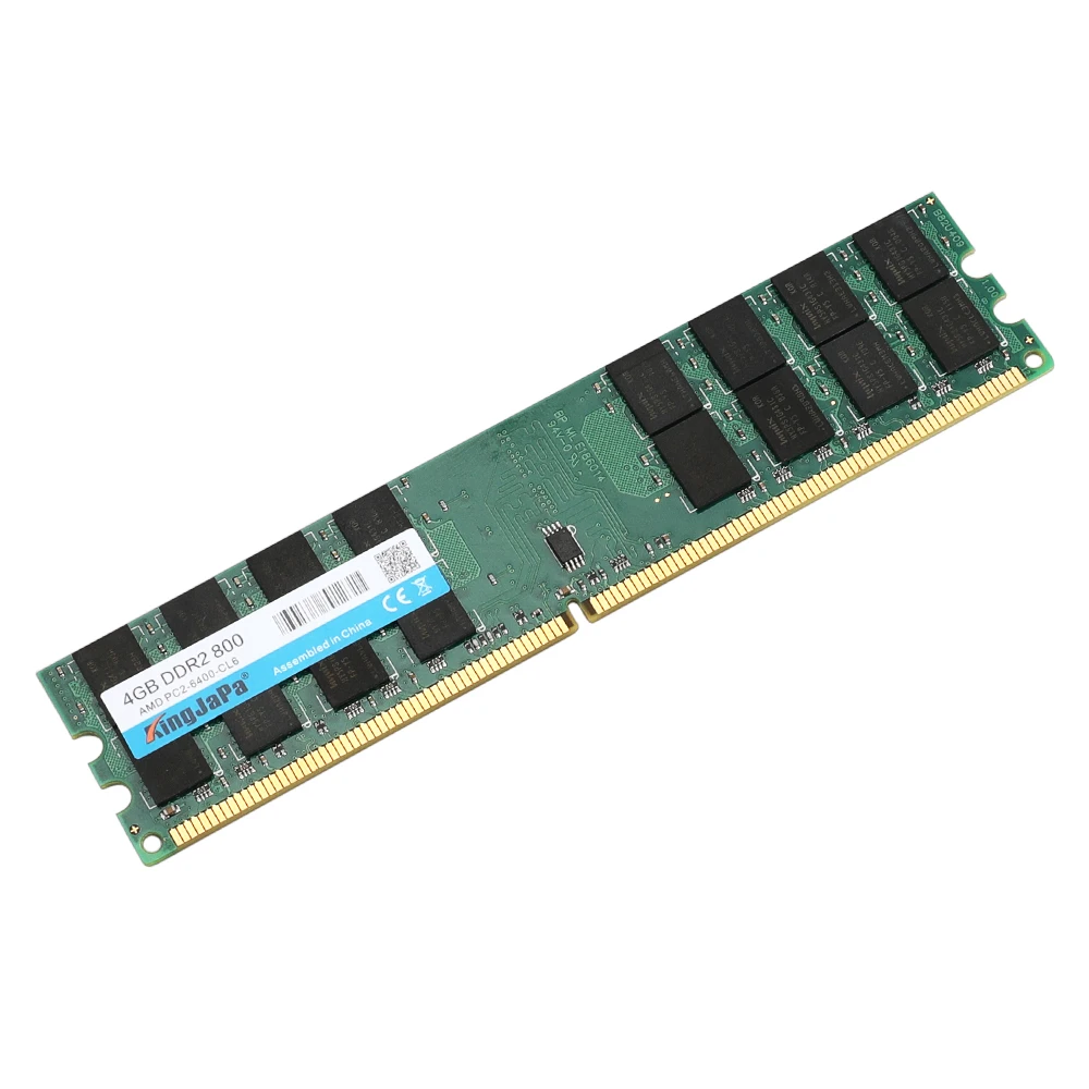 KingJaPa DDR2 800 PC2 6400 5300 4200 1 Гб 2 Гб 4 ГБ 8 ГБ настольных ПК Оперативная память памяти Совместимость с DDR 2 667 МГц 533 несколько моделей DIMM