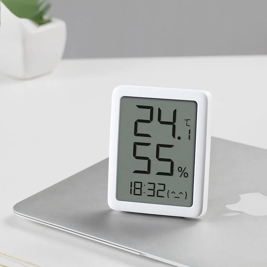 

Термометр MMC E-ink с ЖК-дисплеем, Большой гигрометр с цифровым дисплеем, датчик влажности и температуры
