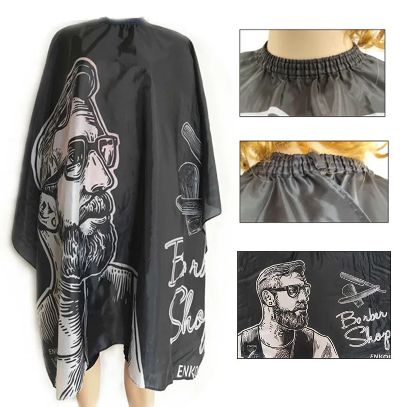 Парикмахерская Ткань для парикмахерской накидка с рисунком черепа фартук из