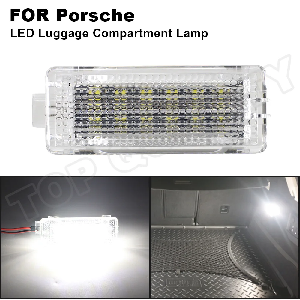 

For Porsche 911 Carrera 991 981 981C 982 982C 718 Boxster Cayman LED Luggage Interior Trunk Light Cargo Area Compartment Lamp