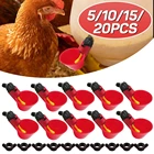 10 шт., подвесная чашка-поилка для птицы