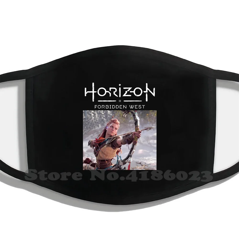 

Horizon Forbidden West Zero Dawn 2 Aloy T Shirt Poster And More Men Women Ladies Washable Black Masks Horizon Forbidden West