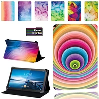 tablet case for lenovo smart tab tab m10 10 1 inch m8 8 0 inch foldable stand scratch resistant cover case pen