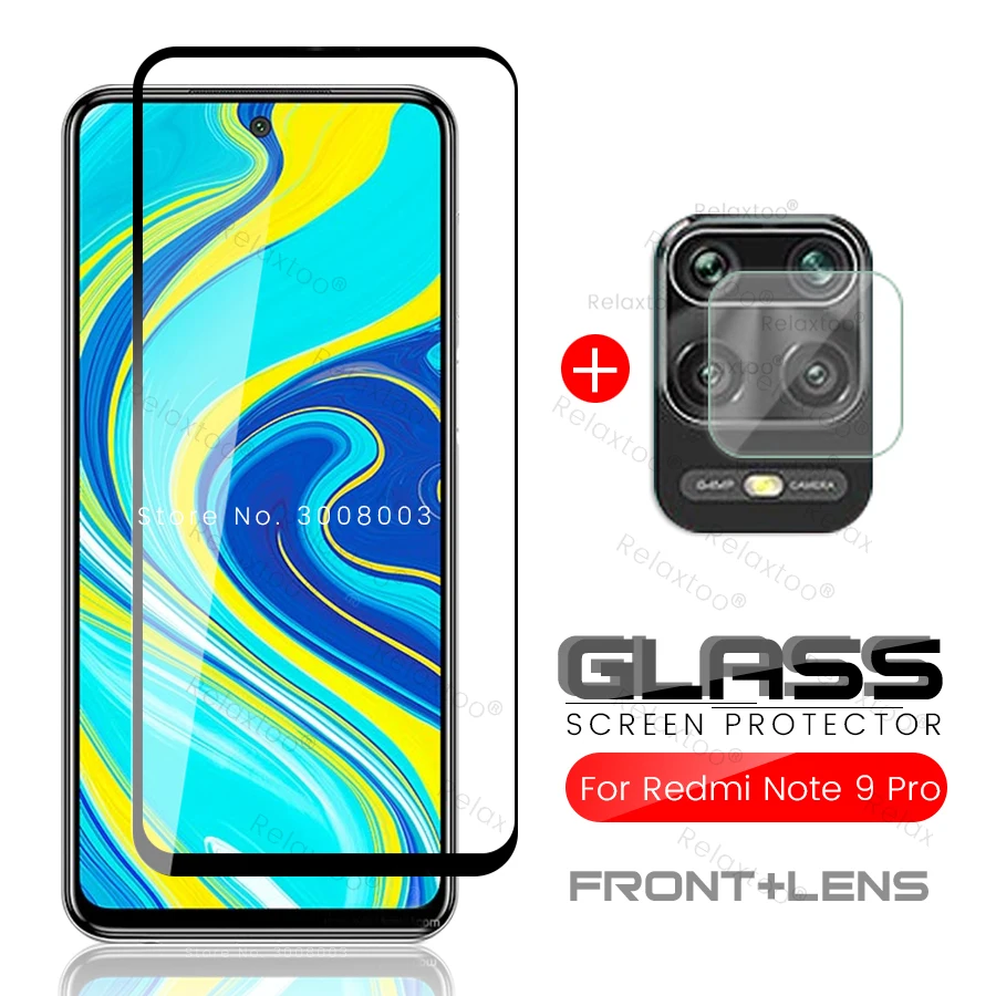 2 в 1 для redmi note 9 pro стеклянная камера Защитное стекло xiaomi 9pro max note9pro not9pro not
