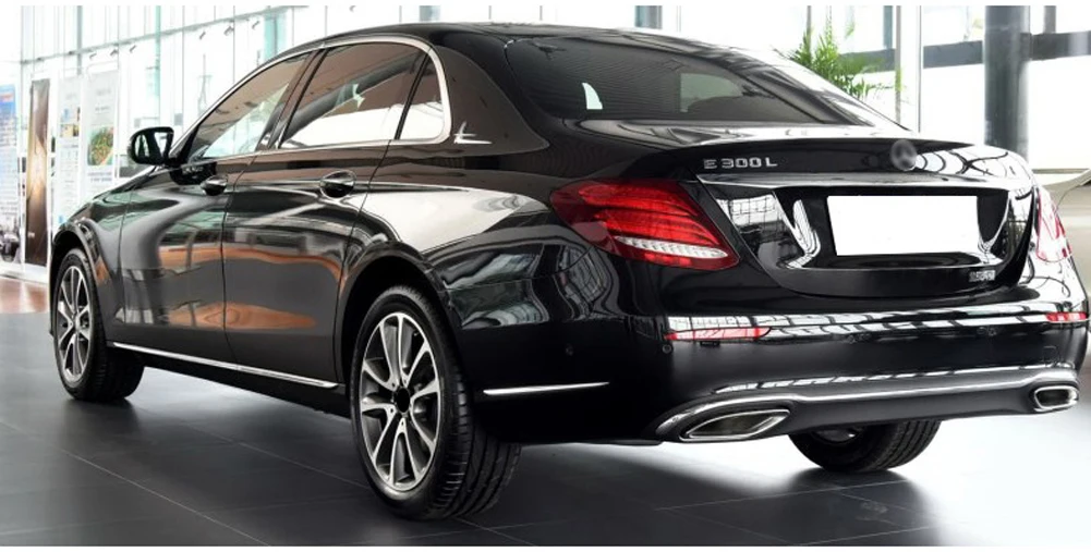 Для Mercedes Benz E Class W213 E200L 300L- автомобильные аксессуары задняя внешняя сторона кузова молдинг декоративные полосы Накладка