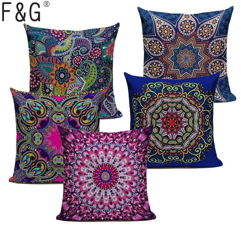 Новый Дизайн Пейсли наволочка Цвет чехол для подушки в стиле бохо геометрический