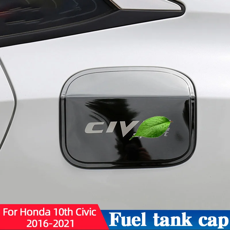 

For Honda 10 Generation Civic Fuel Tank Cover Decorative Tape Protective Cover Modified Anti -Scratch Car Decorate Accessories