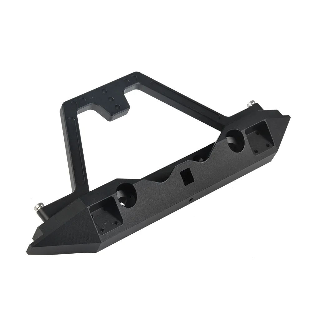 AXSPEED металлический задний бампер светодиодный ными лампами для 1/10 RC Crawler Car Axial SCX10