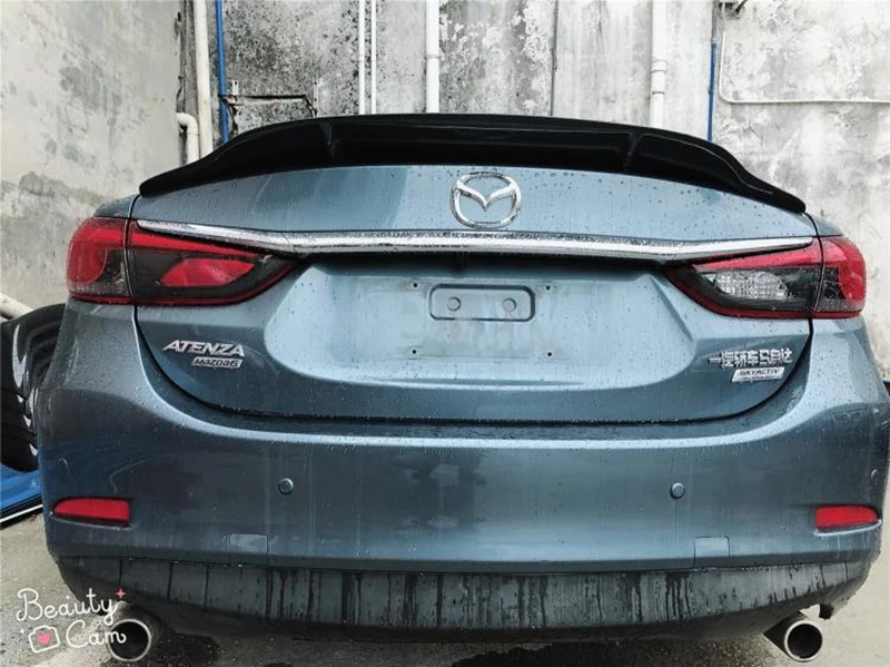 Спойлер для Mazda 6 atenza 2014 2018 АБС пластик Неокрашенный задний спойлер на крыло крышу