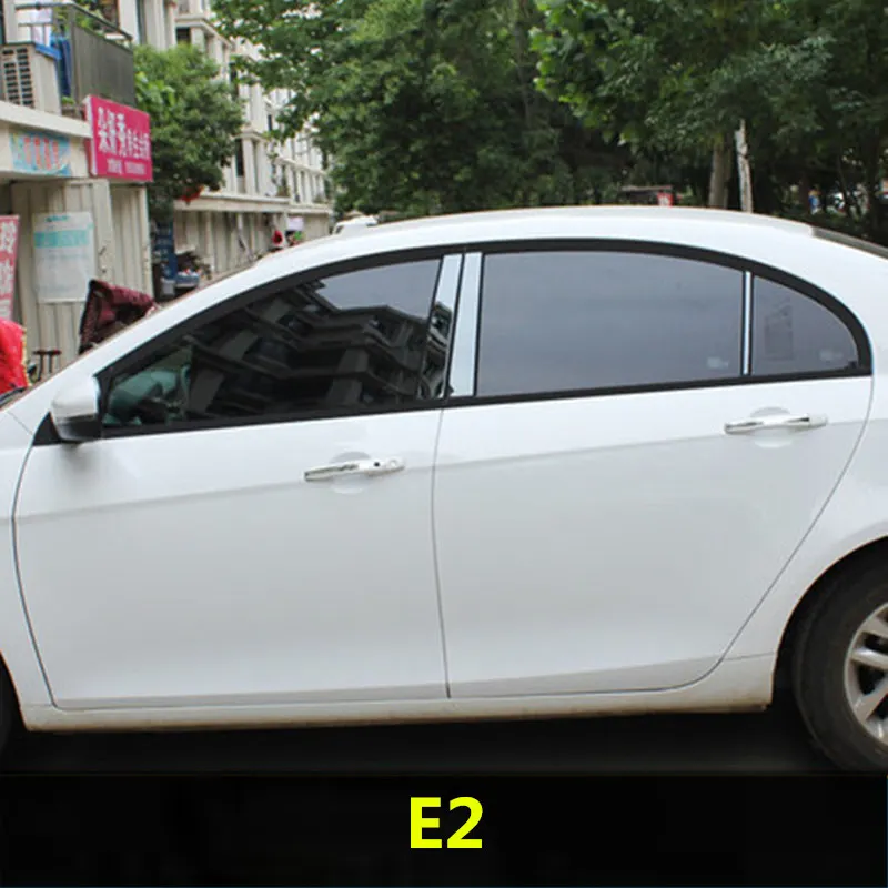 Для Geely Emgrand 7 EC7 EC715 EC718 Emgrand7 E7, EC7-EV, EV, яркое окно автомобиля, автомобильные наклейки, автомобильные аксессуары - Название цвета: E2