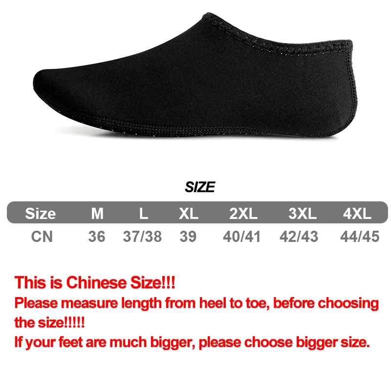 Носки Водные WANAYOU для плавания легкие мужчин и женщин Нескользящие | Спорт