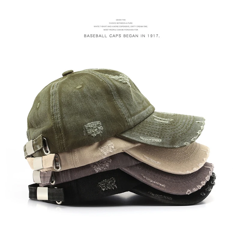 

SLECKTON High Quality Cotton Baseball Cap for Men and Women Solid Retro Washed Dad Hat Fashion Casual Snapback Hat Unisex 2022