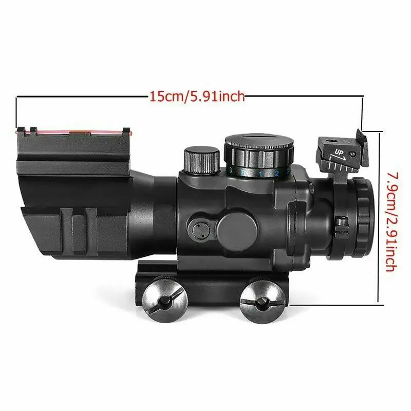 Оптический Прицел ACOG оптический прицел с волоконной подсветкой 4x32 Красный