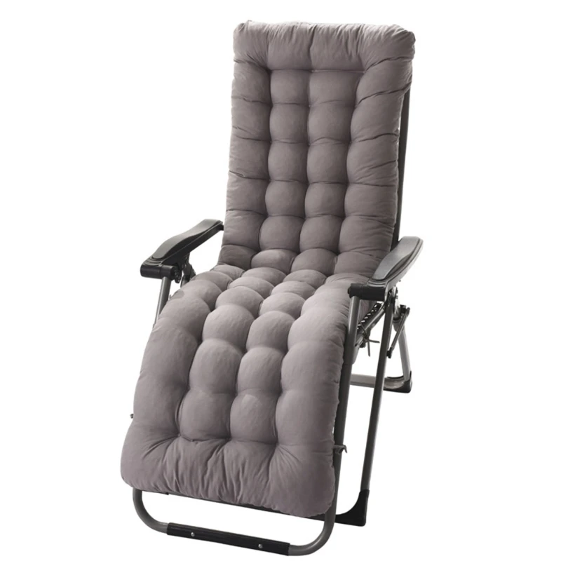 

Patio Furniture High Seat Back Rocking Chair Cushion Indoor Outdoor Chaise Sun Lounger Pad with Ties Bandage Thick Padded Swing