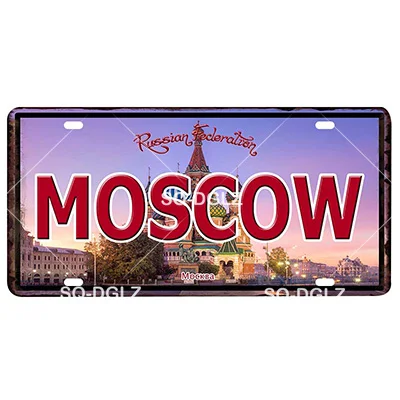 [SQ-DGLZ] Римский городской столичный номерной знак оловянный винтажный металлический знак настенные Декорации для бара домашний декор живопись таблички художественный плакат