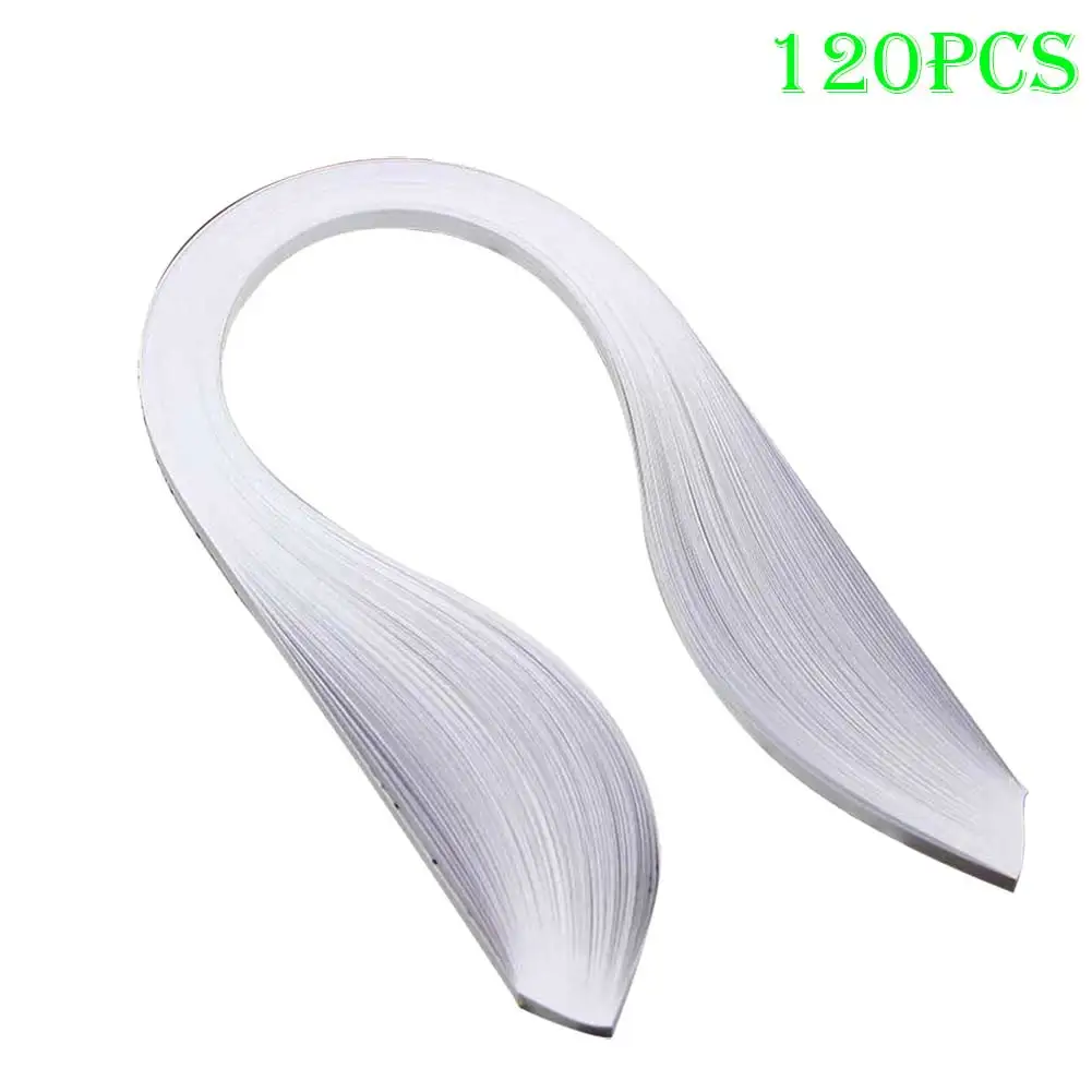 

Hot sale 120pcs 5mm White DIY Paper Folding Paper Art Quilling Origami Material dropshipping