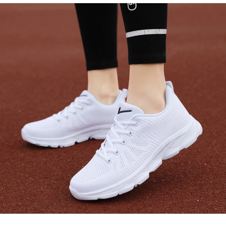 

2021 New Fashion Summer Women Casual Sport Shoes Tennis Running Sneakers Outdoor Women's Light Casual Shoes Breathable Sneakers