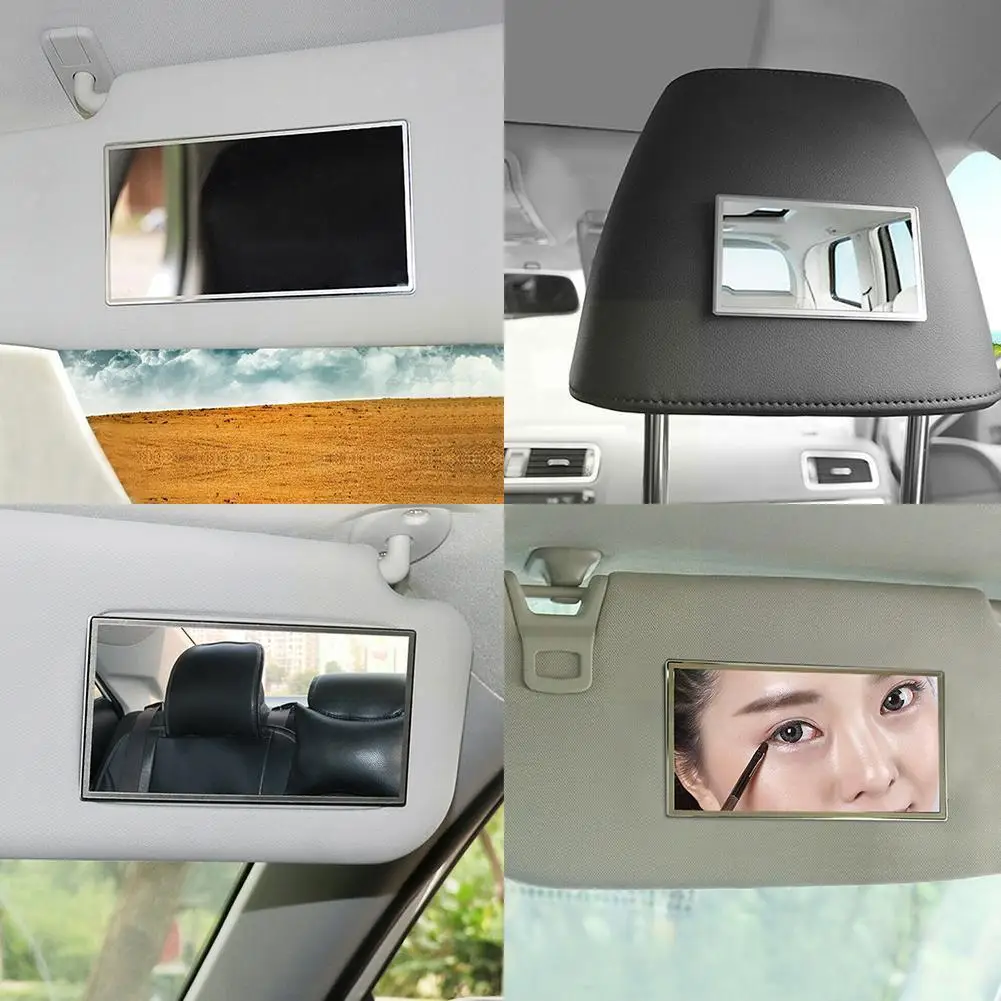 

Auto -shading Visor Mirrors Portable Car Makeup Steel Mirror Car Interior Car-styling Mirror Universal S3s9