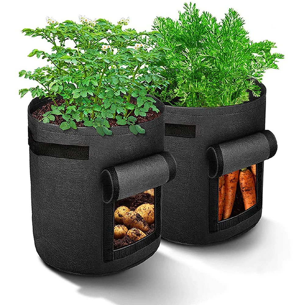 

Plant Grow Bag Flower Plantpot Green Vegetablepot Planting Grow Bag Plant Grow Bag Garden seedling Flower Pot Greenhouse D30