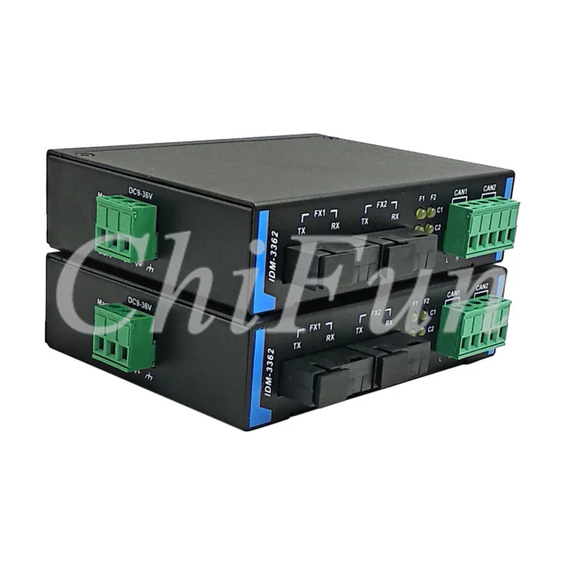 IDM-3362-SC промышленный самозаживляющий кольцевой сетевой Оптический Терминал CAN BUS