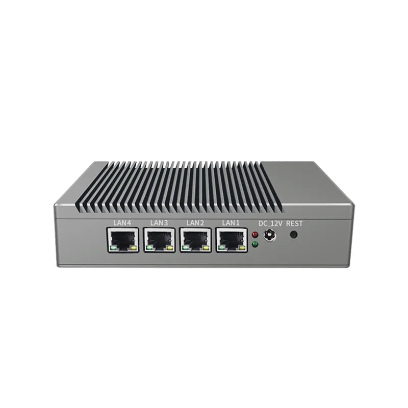 Мини-ПК G40 без вентилятора 4lan Celeron J4125 N5000 сетевой маршрутизатор VPN четырехъядерный