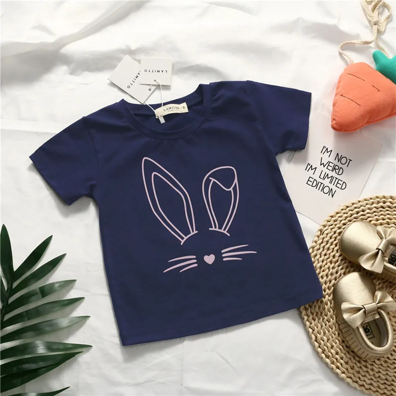 Tonytaobaby летняя Новинка для маленьких мальчиков и девочек с короткими рукавами