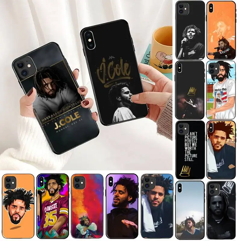 

TOPLBPCS Rapper J Cole Phone Case for iphone 13 5 5s SE 11 8 7 6 6S Plus 7 plus 8 plus X XS MAX 5 5S XR 11 Pro max SE 2020 Cover