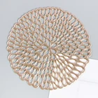 Снежинка полая бронзирующая подставка под столешницу из ПВХ для обеденного стола коврик для кофейной посуды подстаканники изоляционные коврики против ожогов