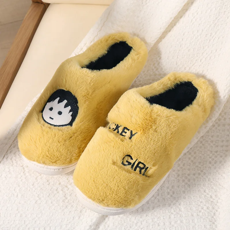 

Ladies Winter Warm Slippers Ladies Slippers Cotton Sheep Lovers Home Slippers Indoor Plush Memory Foam House Slippers Comfy