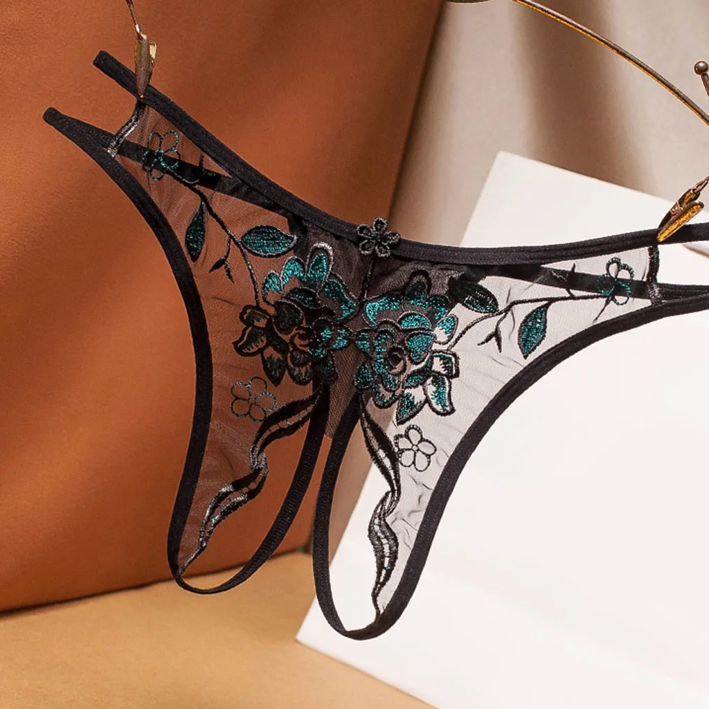

Эротическое сексуальное белье, сексуальное нижнее белье, женские сексуальные кружевные прозрачные трусики-стринги с вырезами, сексуальные...