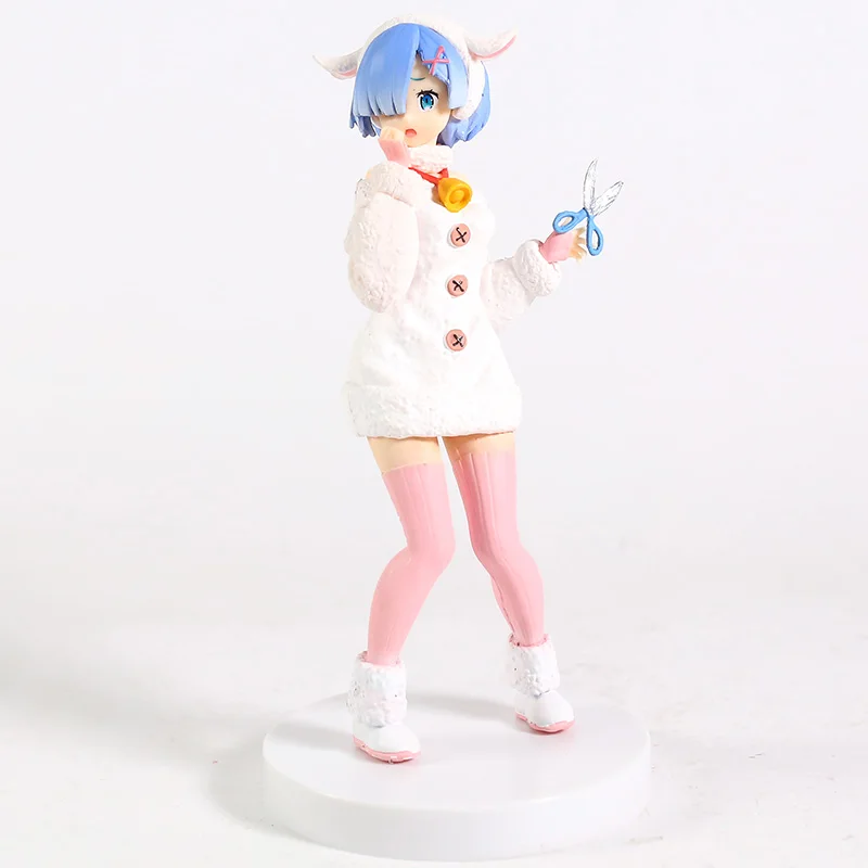 Re:Zero Kara Hajimeru Isekai Seikatsu Rem Sheep Ver. ПВХ фигурка Коллекционная модель игрушечная кукла |