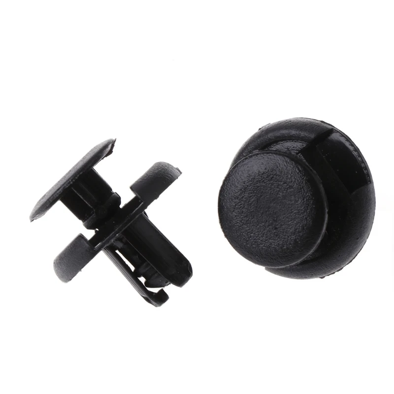 

50 Pcs 7mm Hole Black Plastic Fastener Bumper Push Clip For Suzuki Alto
