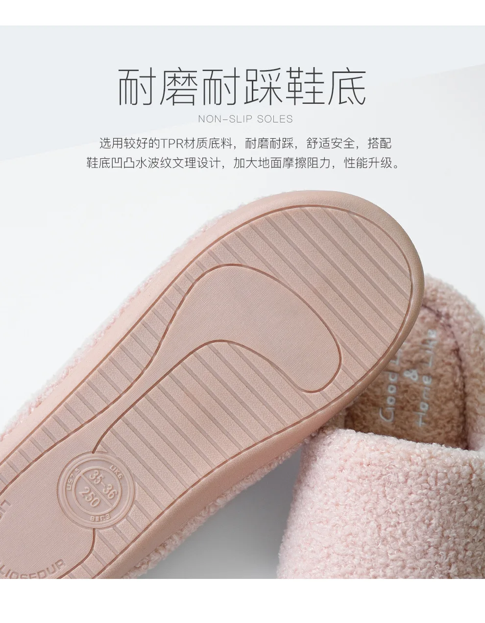 Новинка; Xiaomi Mijia Youpin; Домашние плюшевые хлопковые тапочки для женщин; ; Домашние Нескользящие мужские тапочки из хлопка с мягкой подошвой для влюбленных пар