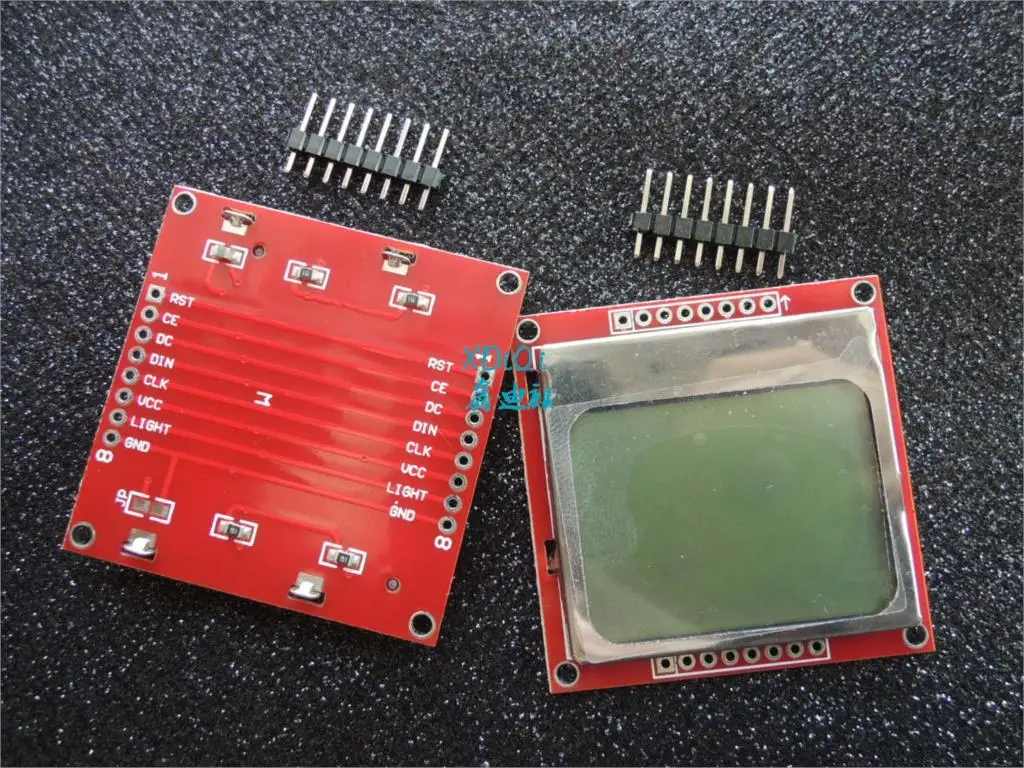 

1PCS High Quality 84X48 84x84 LCD Module Red backlight adapter PCB for Nokia 5110