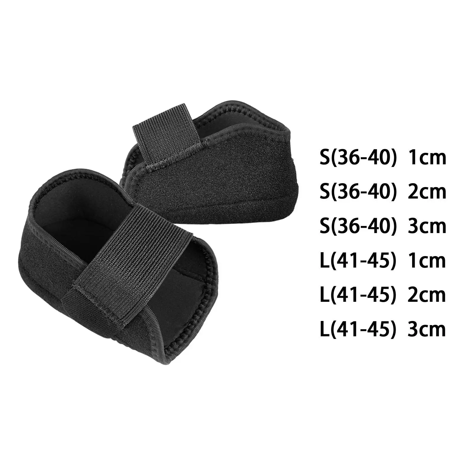 

Height Lift Pad Breathable Flexible Cups Cloth Heel Protectors Cushion for Heel Pain Tendinitis Cracked Heels Plantar Fasciitis